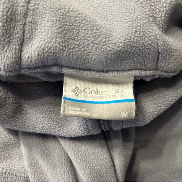 Columbia Women’s Light Gray Half-Zip Micro Fleece, Size Medium - Picture 8 of 9
